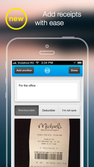keep track of receipts app